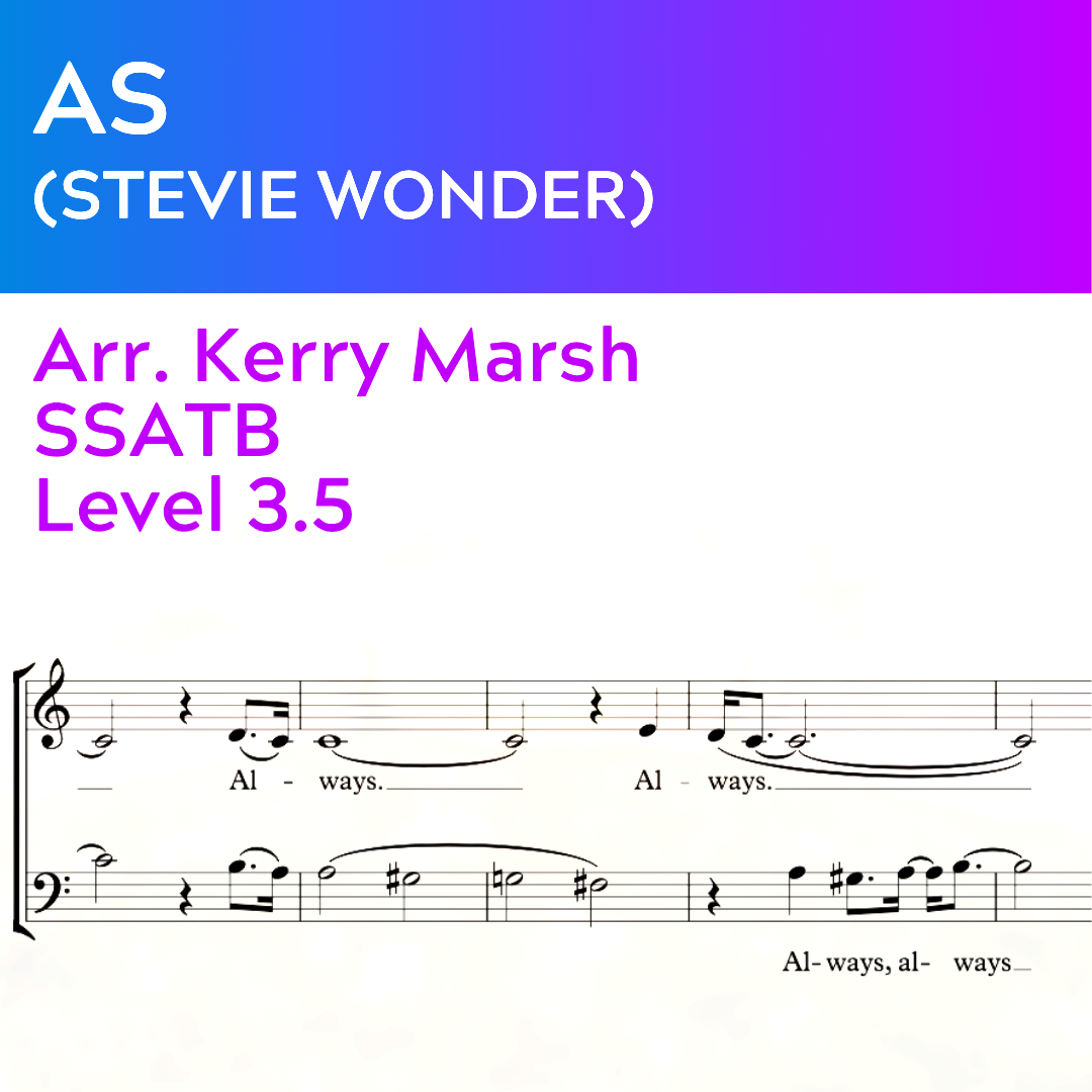 As (Stevie Wonder) (SSATB - L3.5)