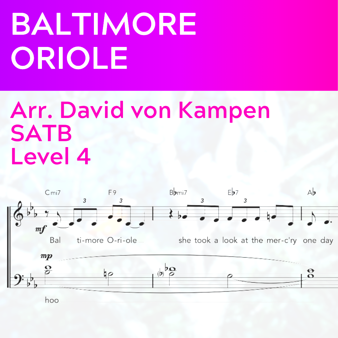 Baltimore Oriole (SATB - L4)