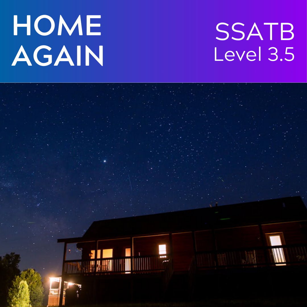 Home Again (SSATB - L3.5)