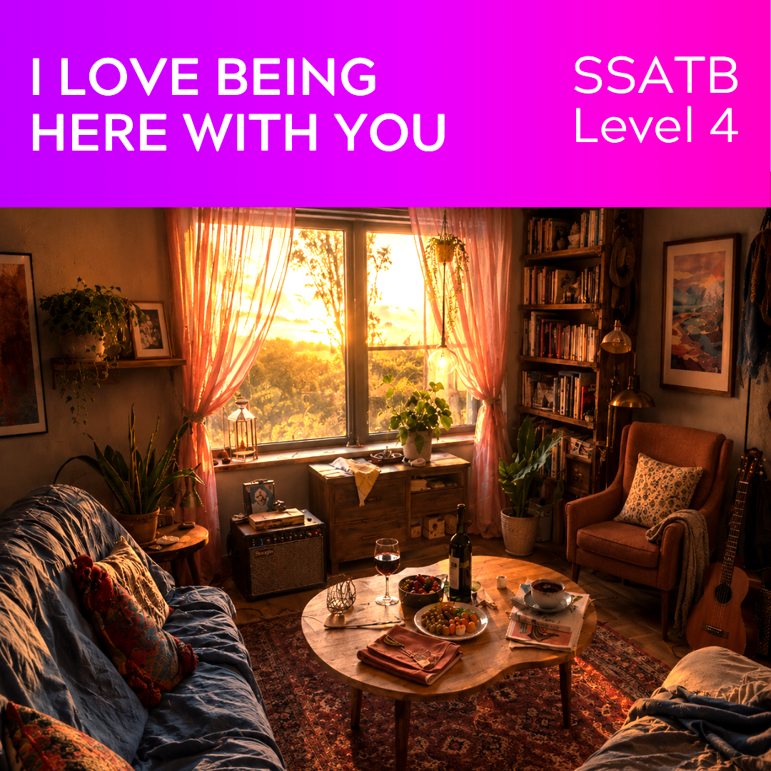 I Love Being Here With You (SSATB - L4)