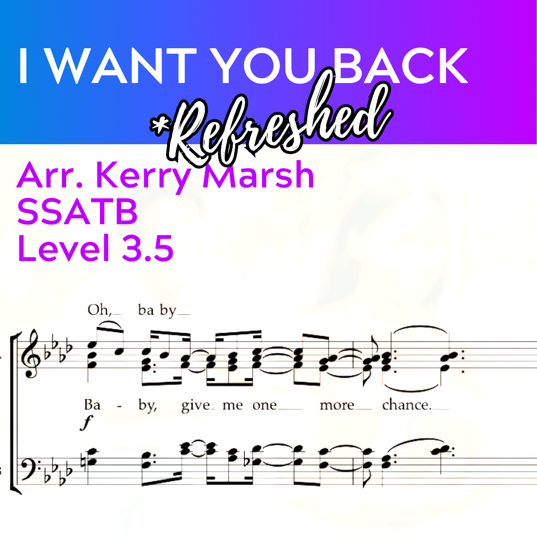 I Want You Back "Refreshed" (SSATB - L3.5)