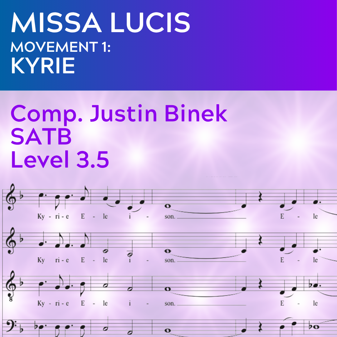 Missa Lucis 1 - Kyrie (SATB - L3.5)