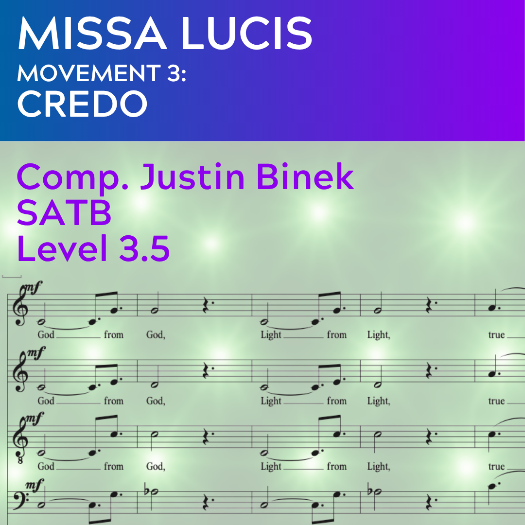 Missa Lucis 3 - Credo (SATB - L3.5)