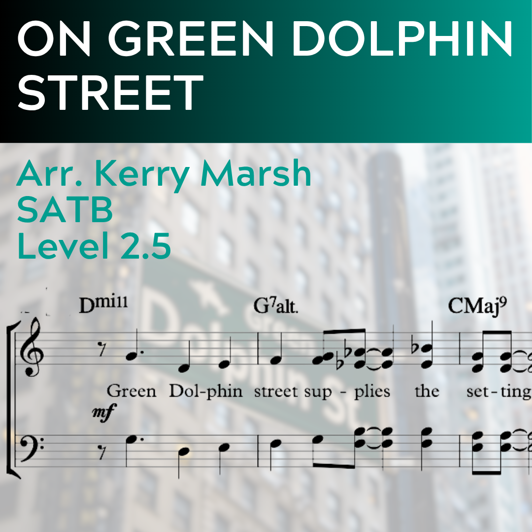 On Green Dolphin Street (SATB - L2.5)