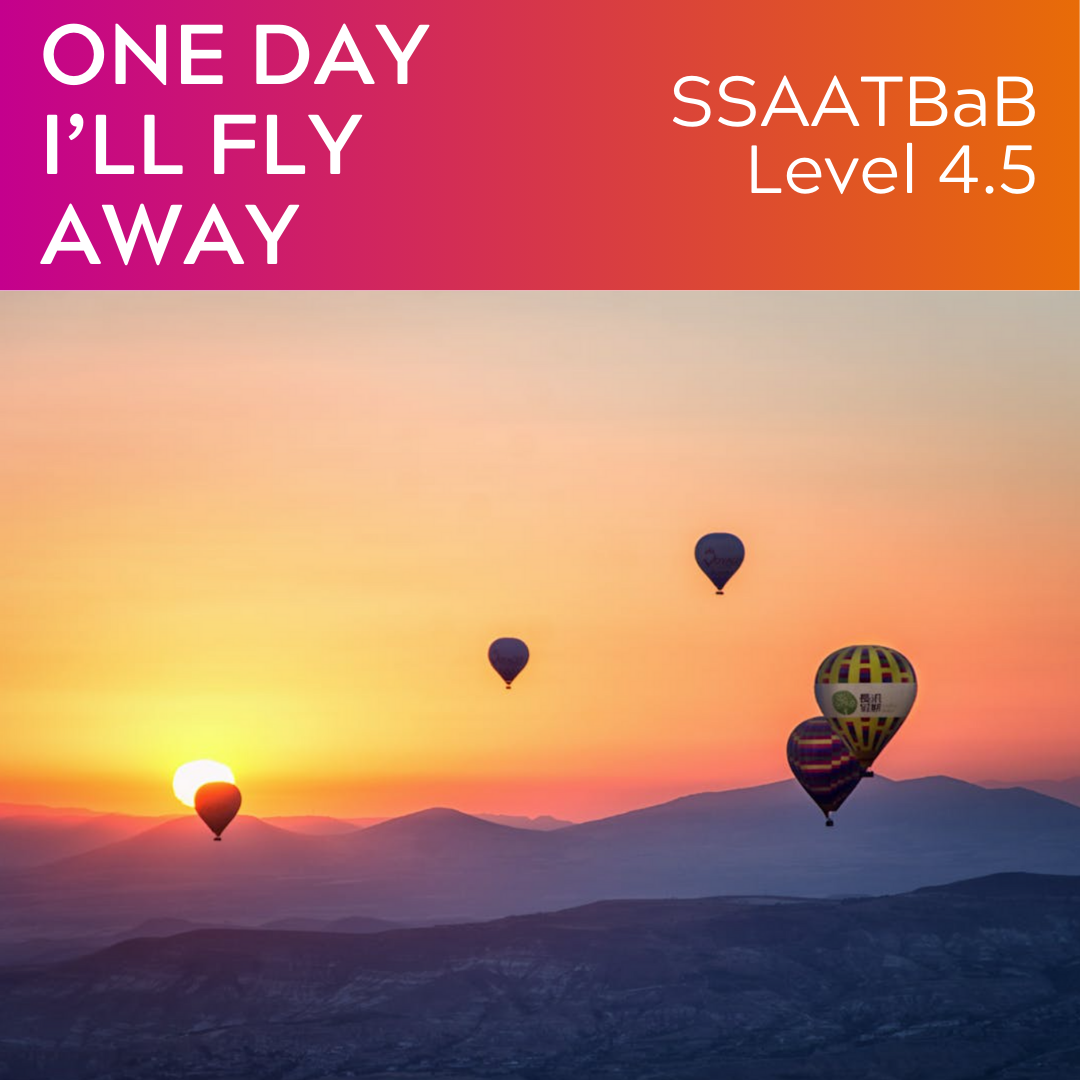 One Day I'll Fly Away (SSAATBaB - L4.5)