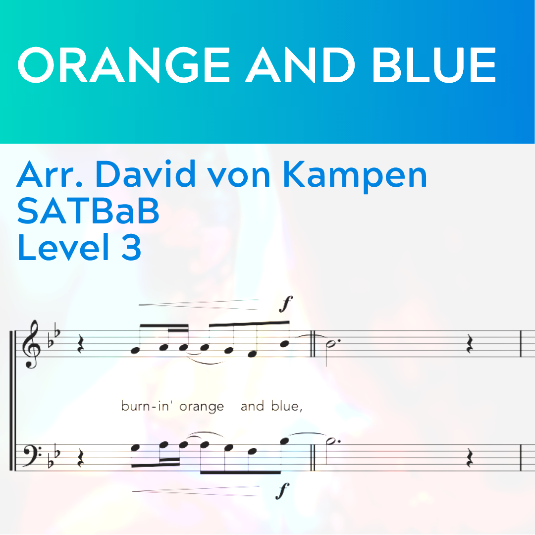 Orange and Blue (SATBaB - L3)