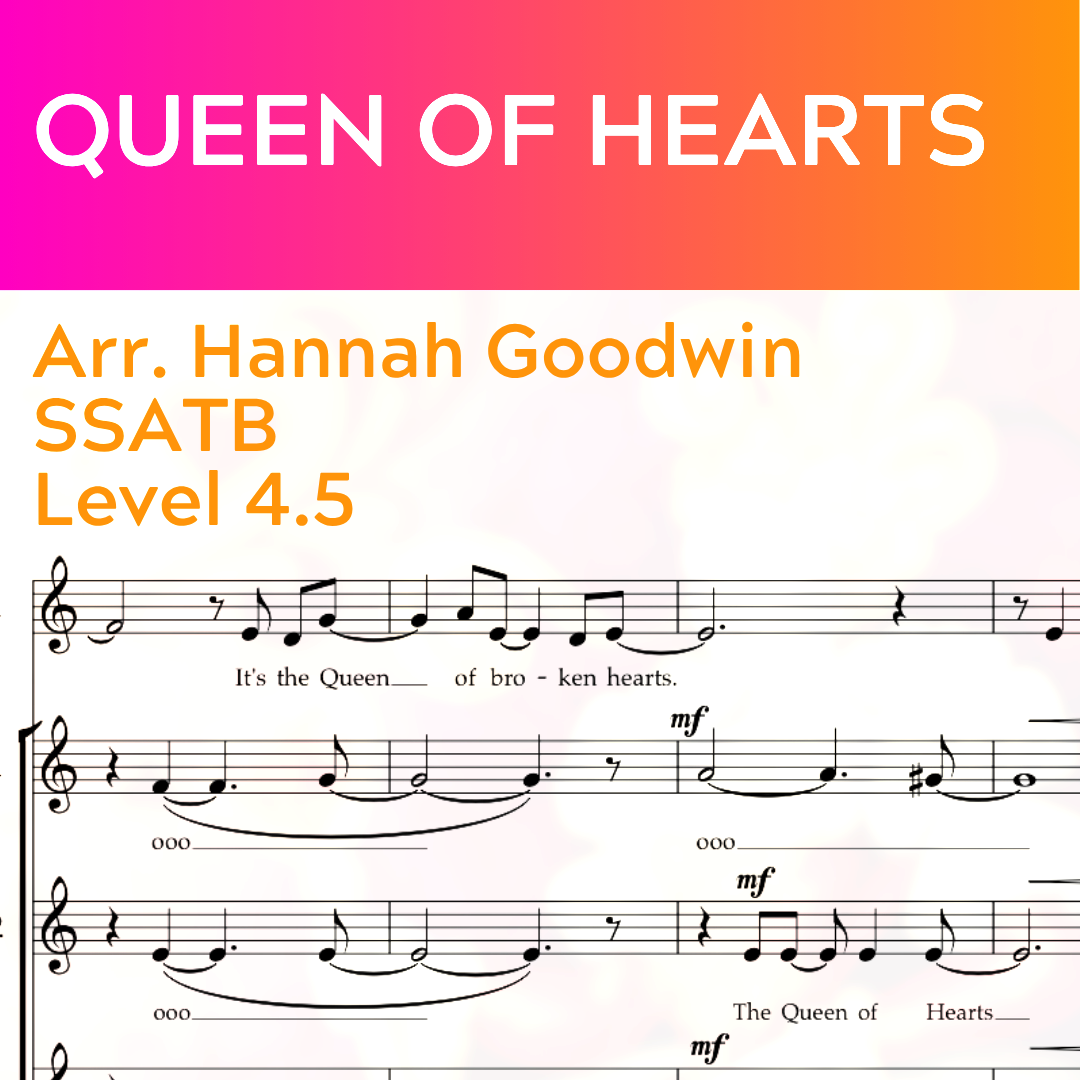 Queen of Hearts (SSATB - L4.5)