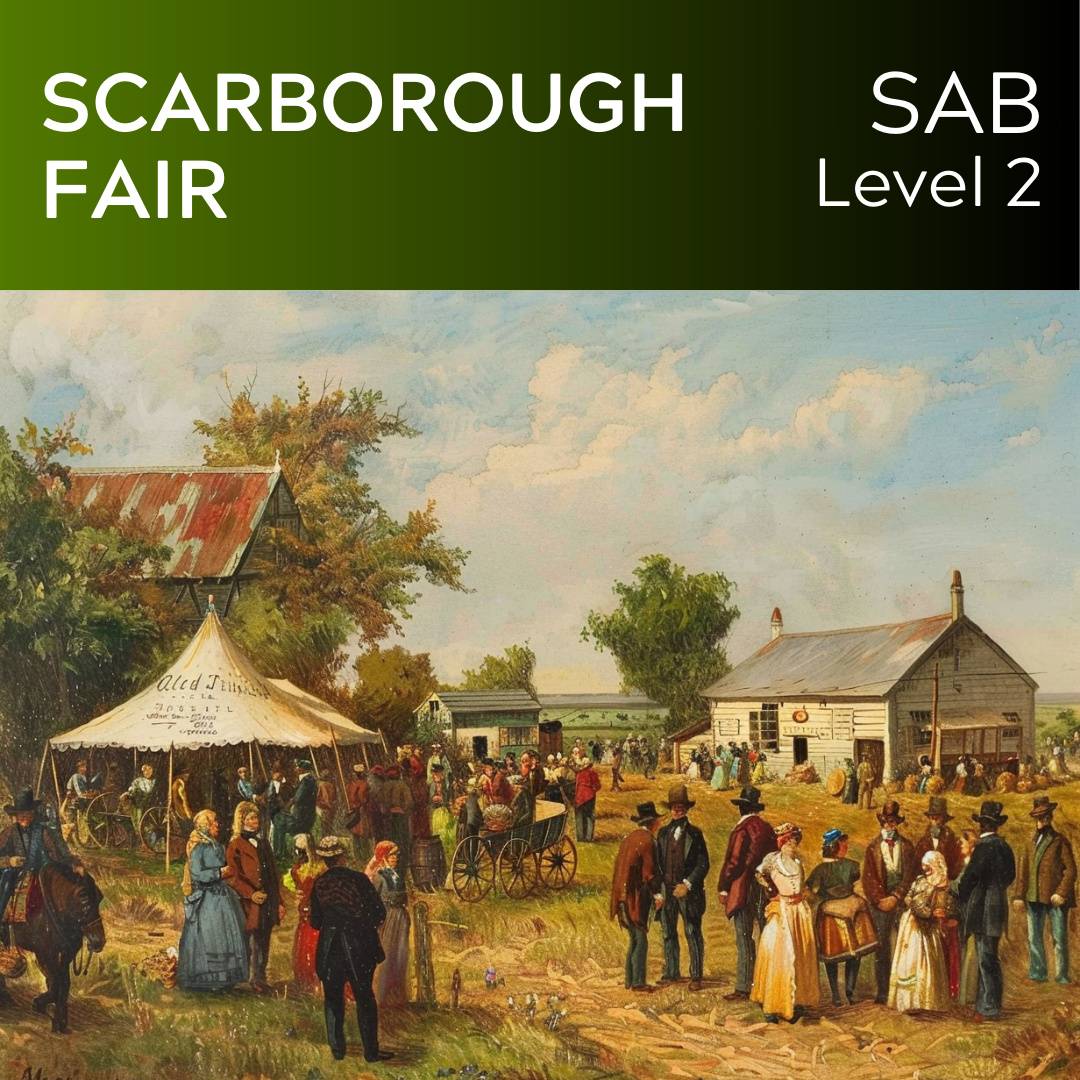Scarborough Fair (SAB w/ opt. piano - L2) STARTER SERIES