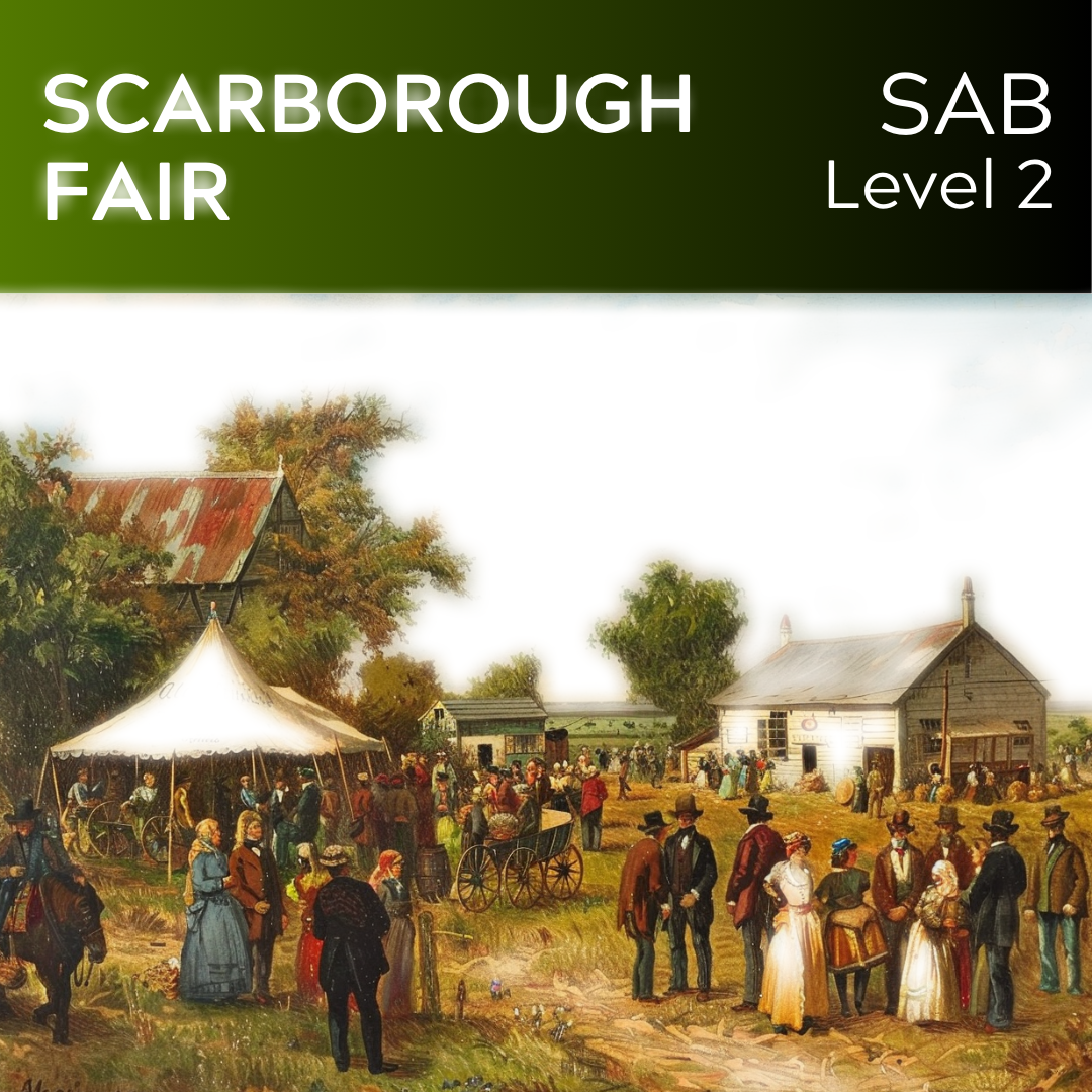 Scarborough Fair (SAB w/ opt. piano - L2) STARTER SERIES