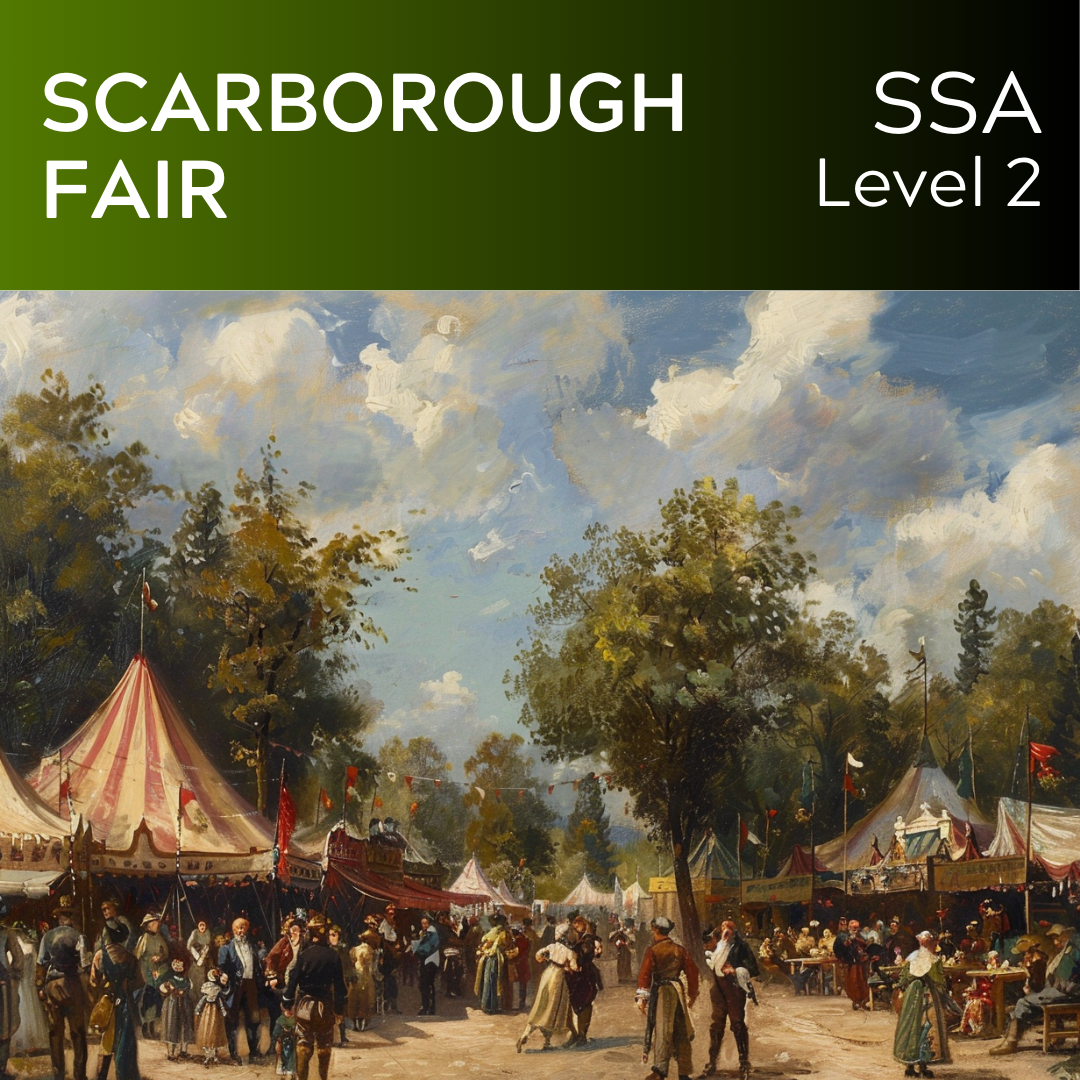 Scarborough Fair (SSA w/ opt. piano - L2) STARTER SERIES