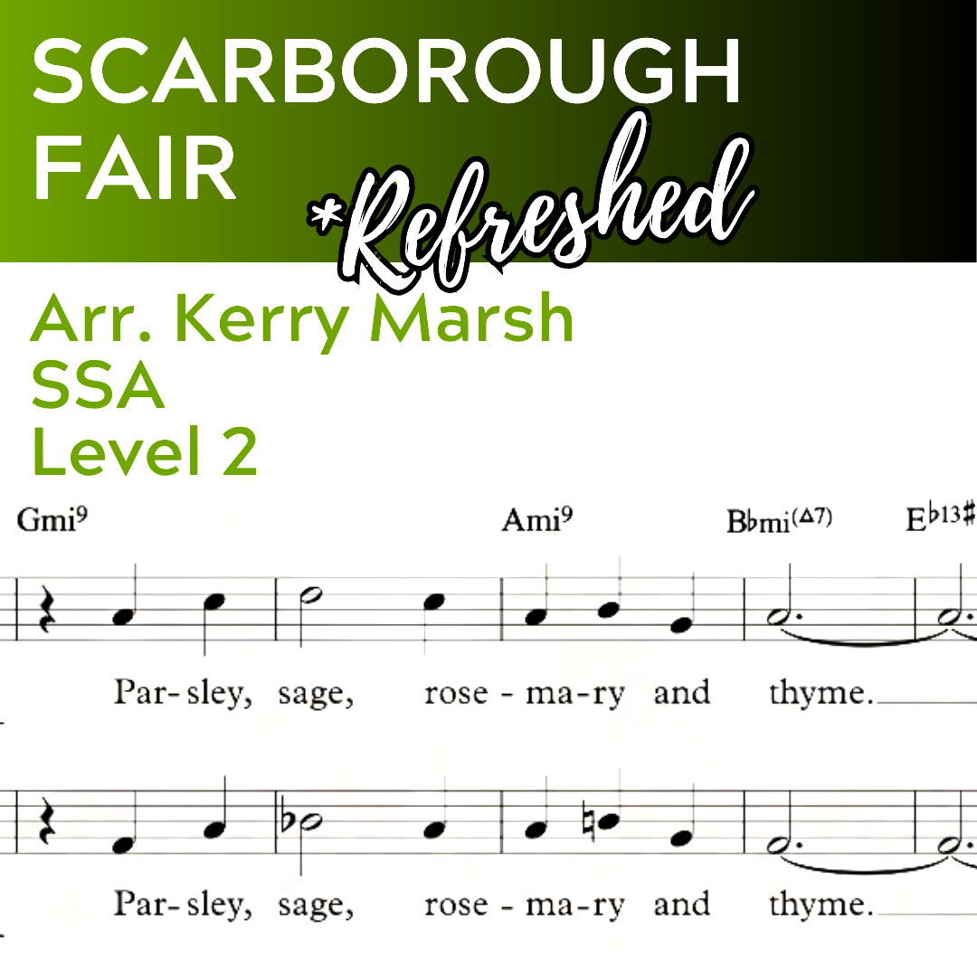 Scarborough Fair (SSA w/ opt. piano - L2) STARTER SERIES