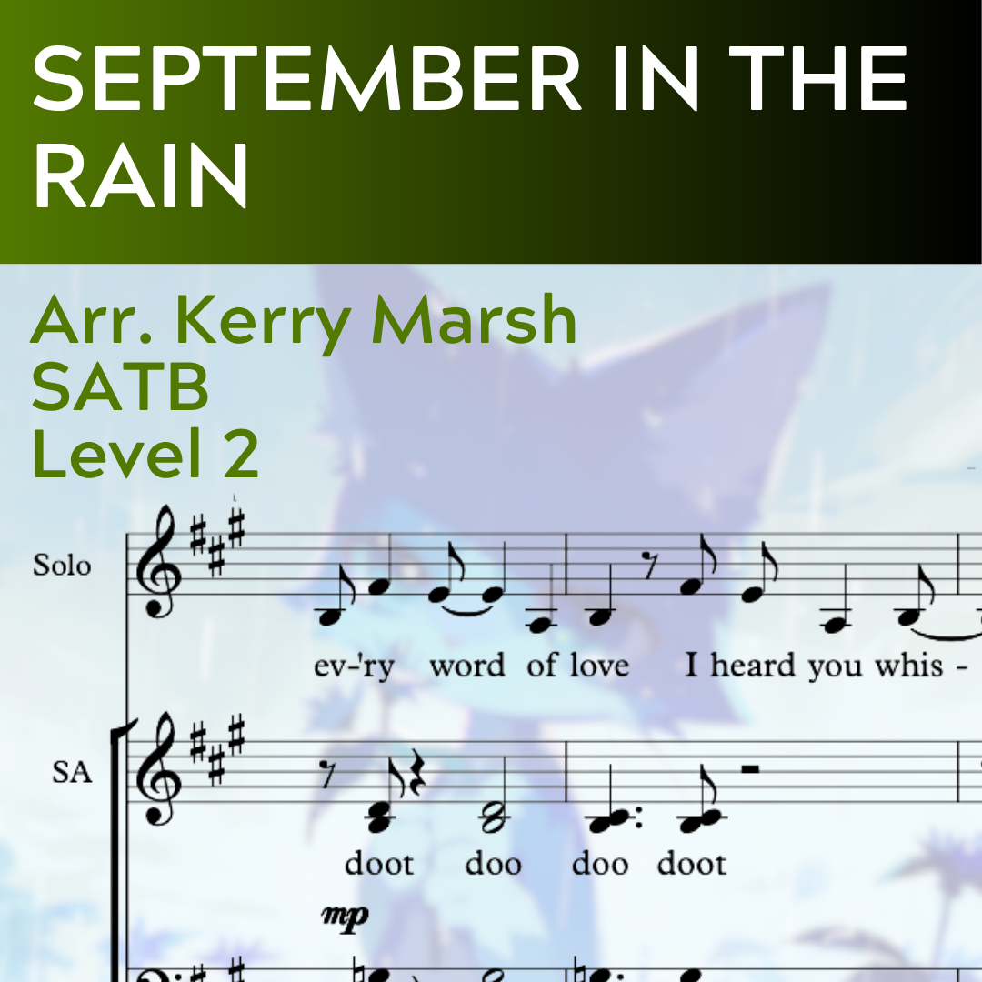 September in the Rain (SATB - L2)