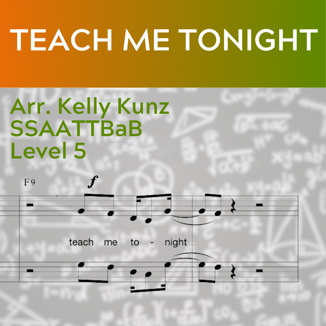 Teach Me Tonight (SSATTBaB - L5) BIG BAND Chart Available