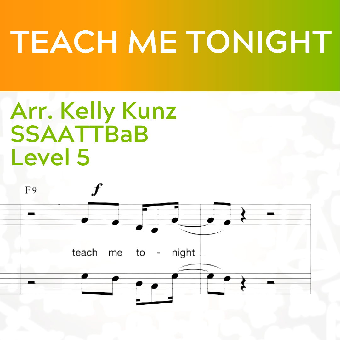Teach Me Tonight (SSATTBaB - L5) BIG BAND Chart Available